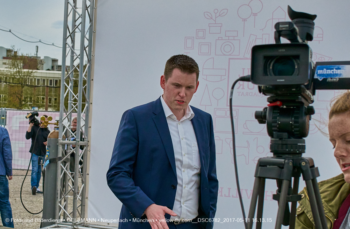 11. Mai 2017 - Grundsteinlegung für die LOGE und dem Kulturquadrat in Neuperlach